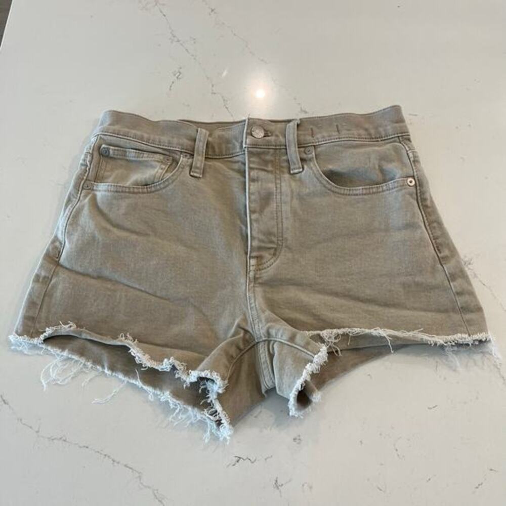 Madewell Relaxed Denim‎ Shorts Tan Size 26